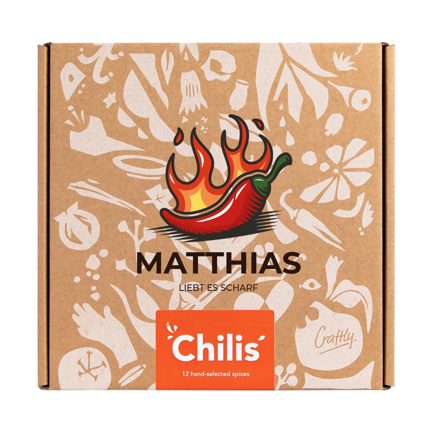 Explore Chili Set mit Personalisierung - Chili Geschenkset - Chili Box